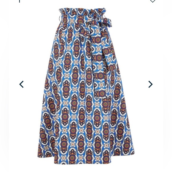 La DoubleJ Sardegna MIDI Skirt Amalfi in Cotton Poplin size XS - Picture 3 of 10